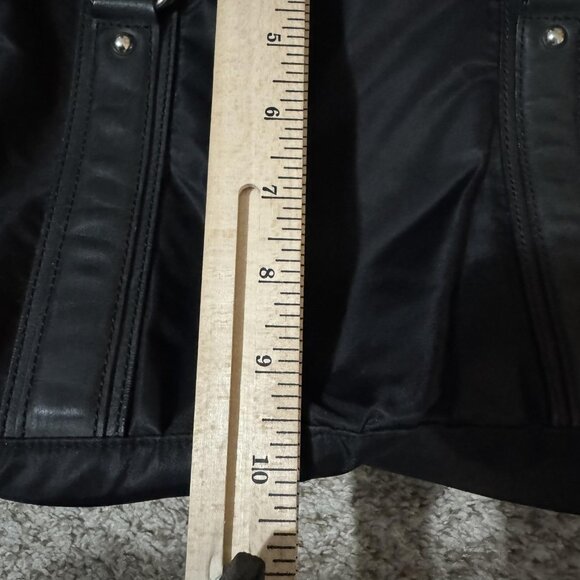 Banana Republic Tote Bag Womens Black Nylon Shoulder Purse Handbag Double Handle - Picture 10 of 11